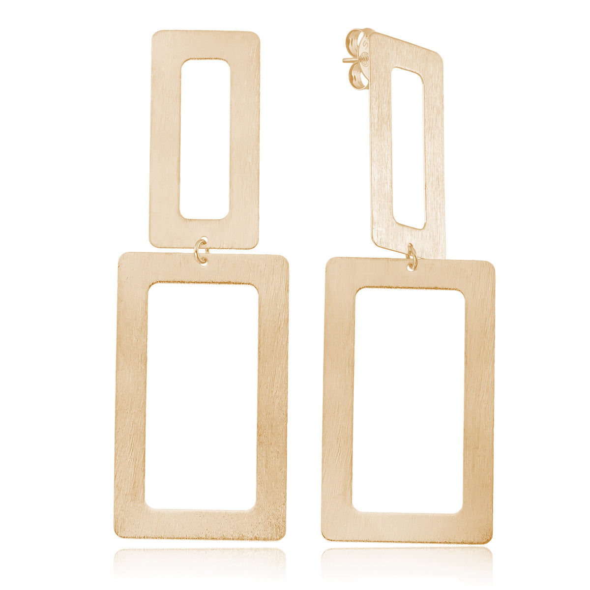 Double Rectangle Earrings