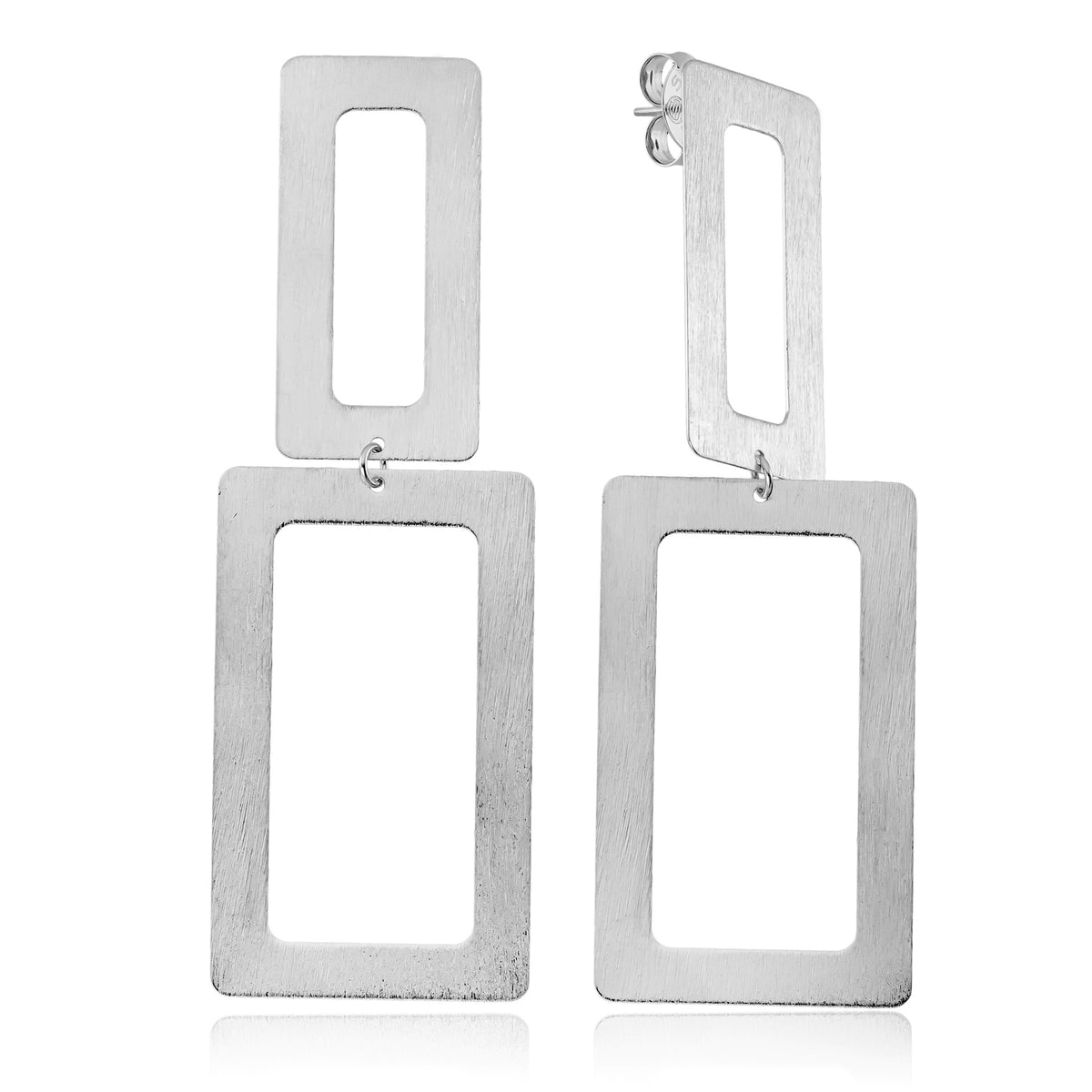Double Rectangle Earrings
