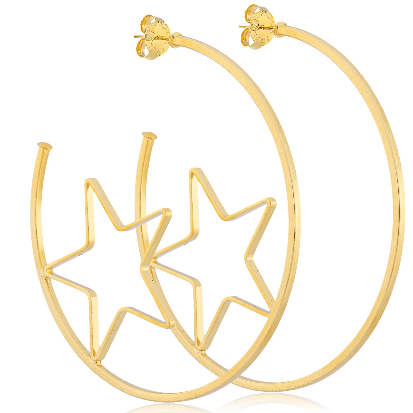 Large Star Gazing Hoops