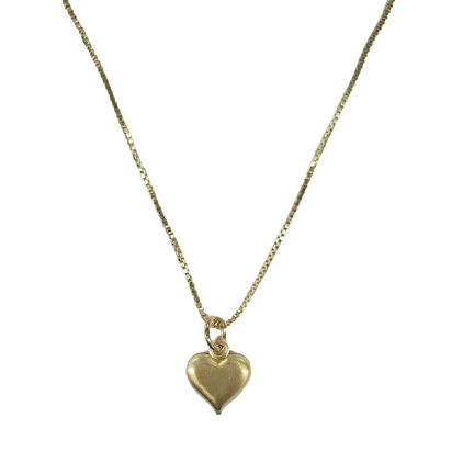 Mini Heart Charm Necklace