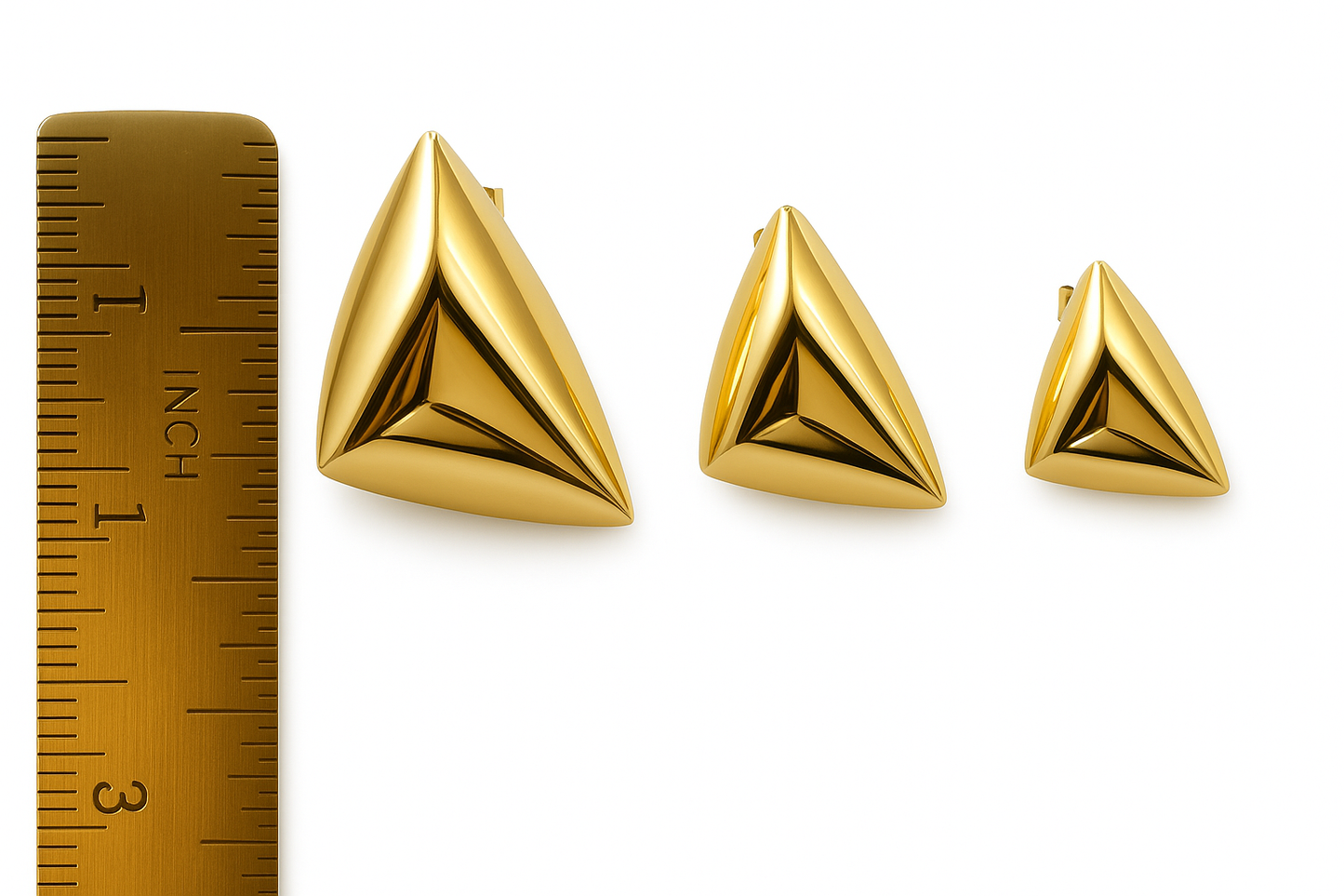 Small Golden Angles Studs