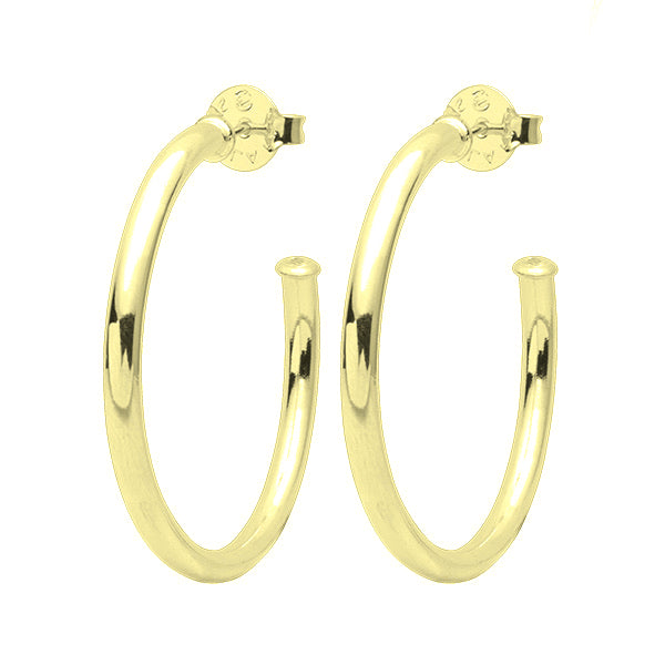 Sheila Fajl small everybody’s favorite shiny gold hoop earrings