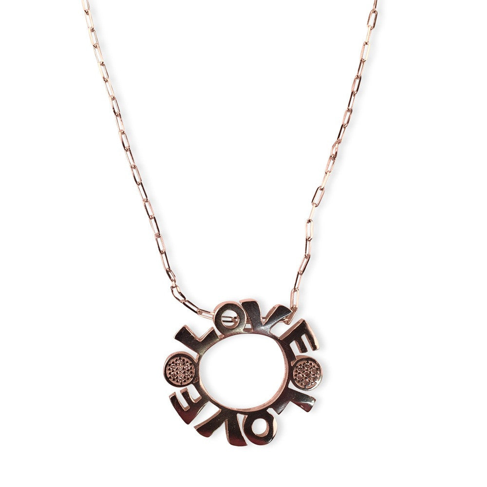 Rose Gold Love Necklace