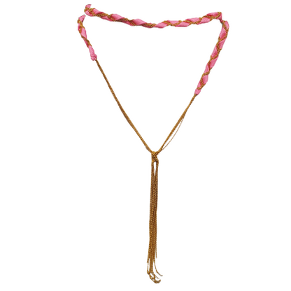 Braided Ribbon Necklace