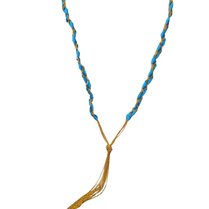 Braided Ribbon Necklace