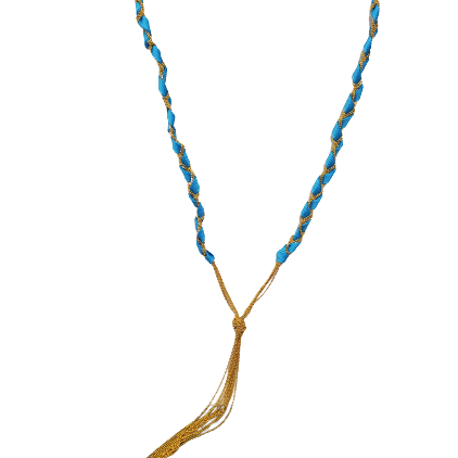 Braided Ribbon Necklace