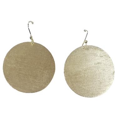 Large Disc Earrings