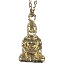 Sitting Buddha Charm Necklace