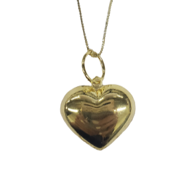 Shiny Heart on Delicate Chain
