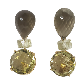 Lemon Quartz Earrings