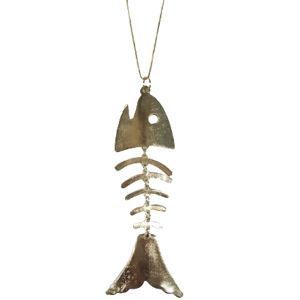 Large Articulated Fish Necklace
