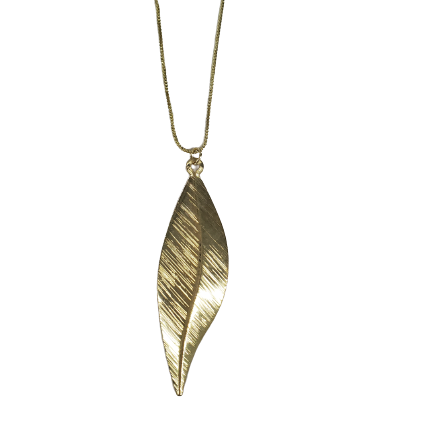 Delicate Leaf Charm Necklace