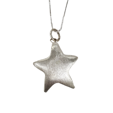 Puffy Star Charm Necklace