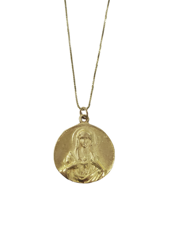 Holy Coin Flip Charm Necklace