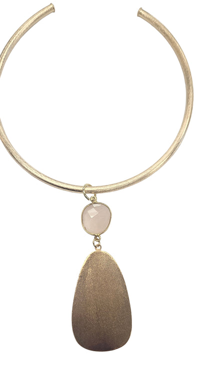 Tom Tom Pendant on Natalie Choker