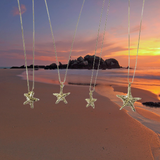 Detailed Starfish Charm Necklaces