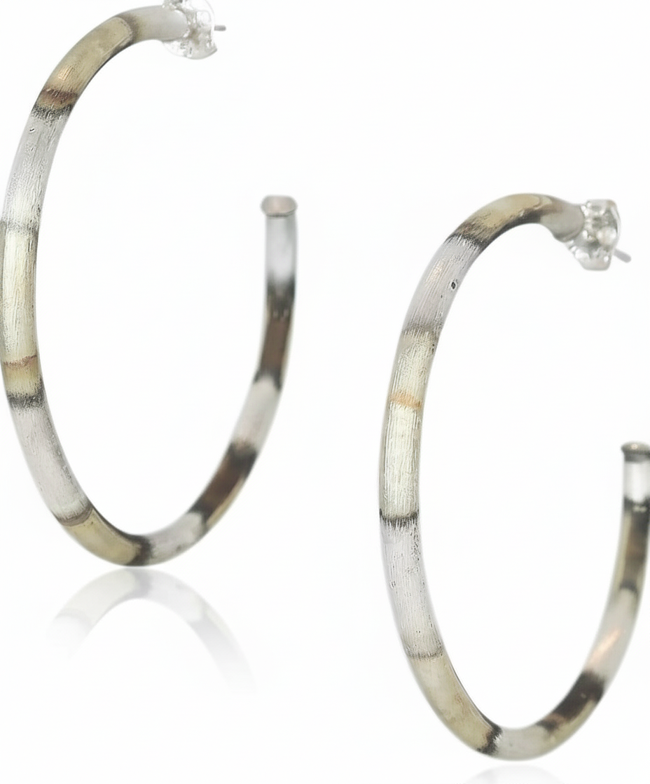 Sheila Fajl burnished silver everybody’s favorite hoops