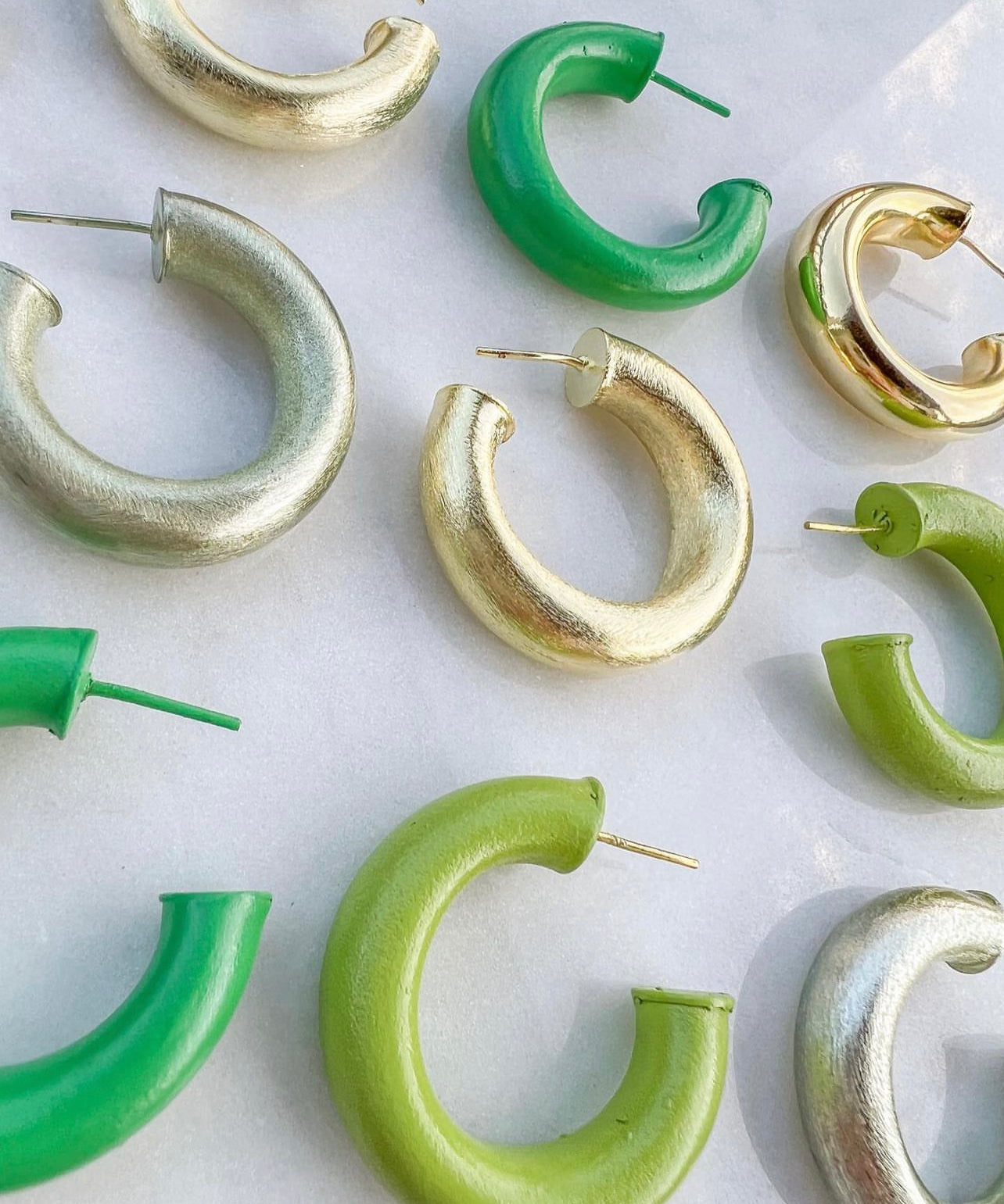 Painted Small Chantal Hoops