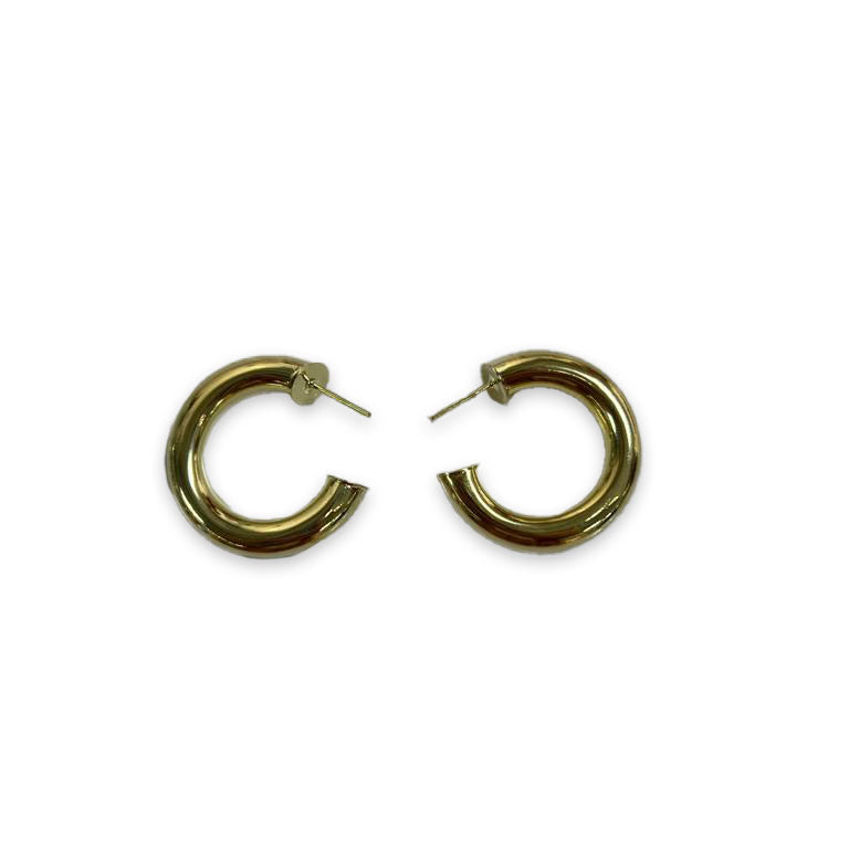 Angled Small Chantal Hoops