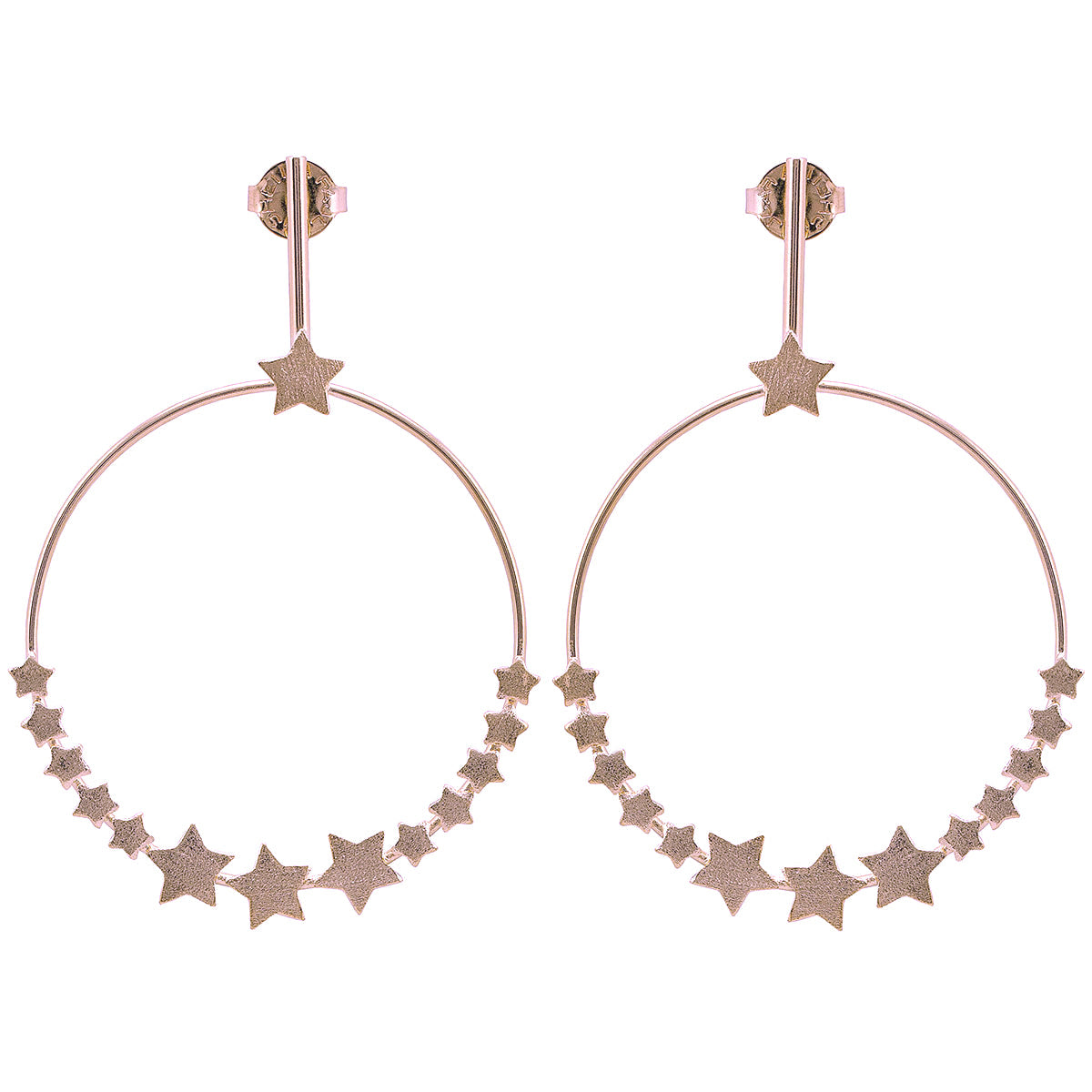 Carrie Star Front Earrings