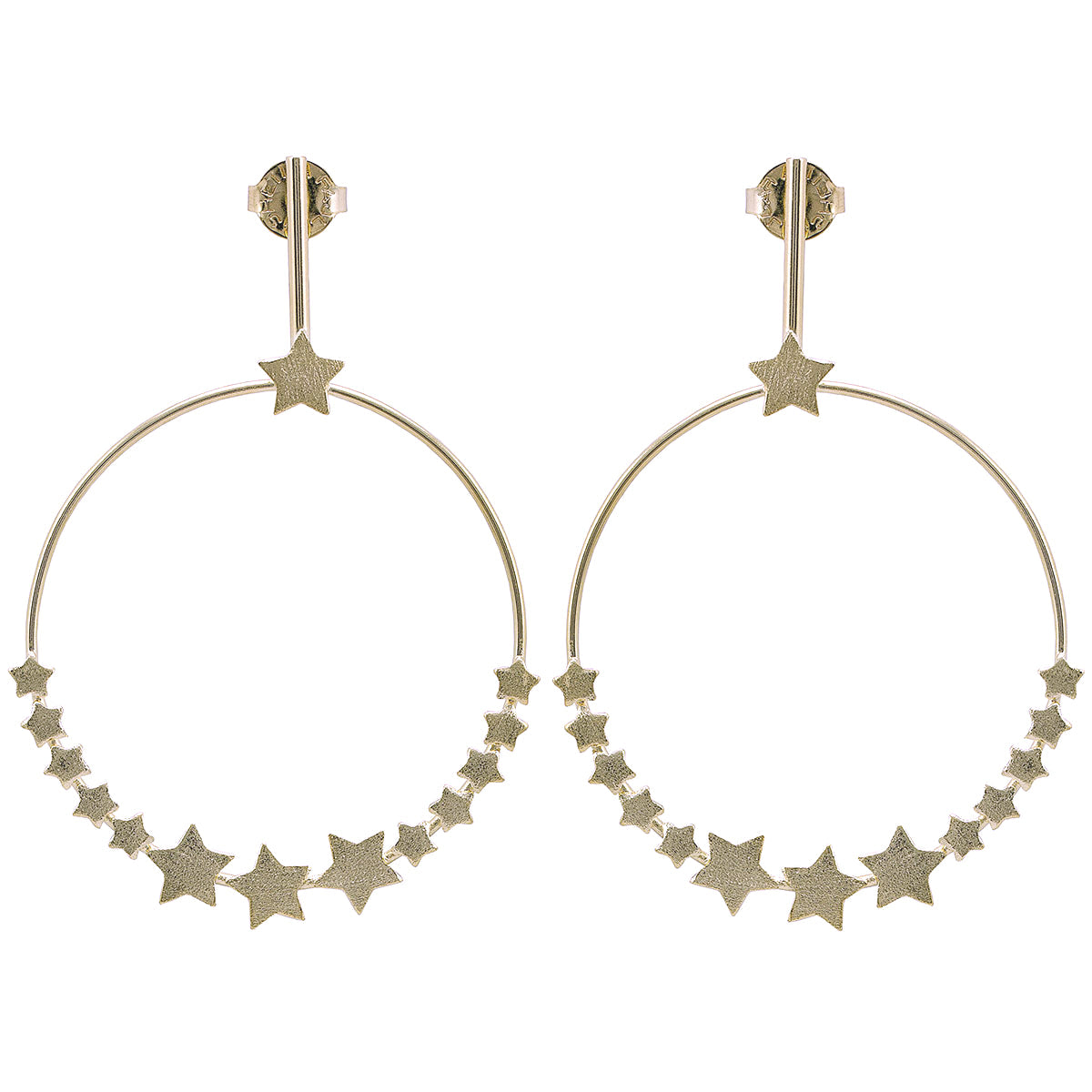 Carrie Star Front Earrings