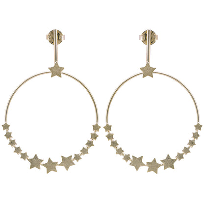 Carrie Star Front Earrings