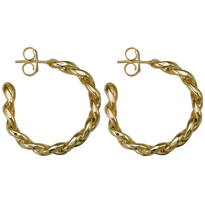 Small Chain Hoops