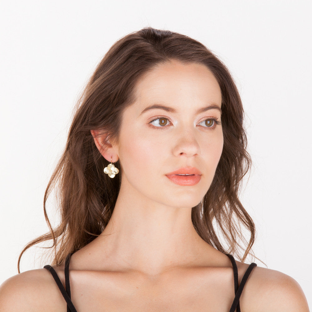 Flower Drop Earrings