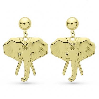 Liam the Elephant Earrings on Post