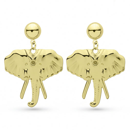 Liam the Elephant Earrings on Post