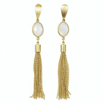 White Freeform Bezel Set Stone