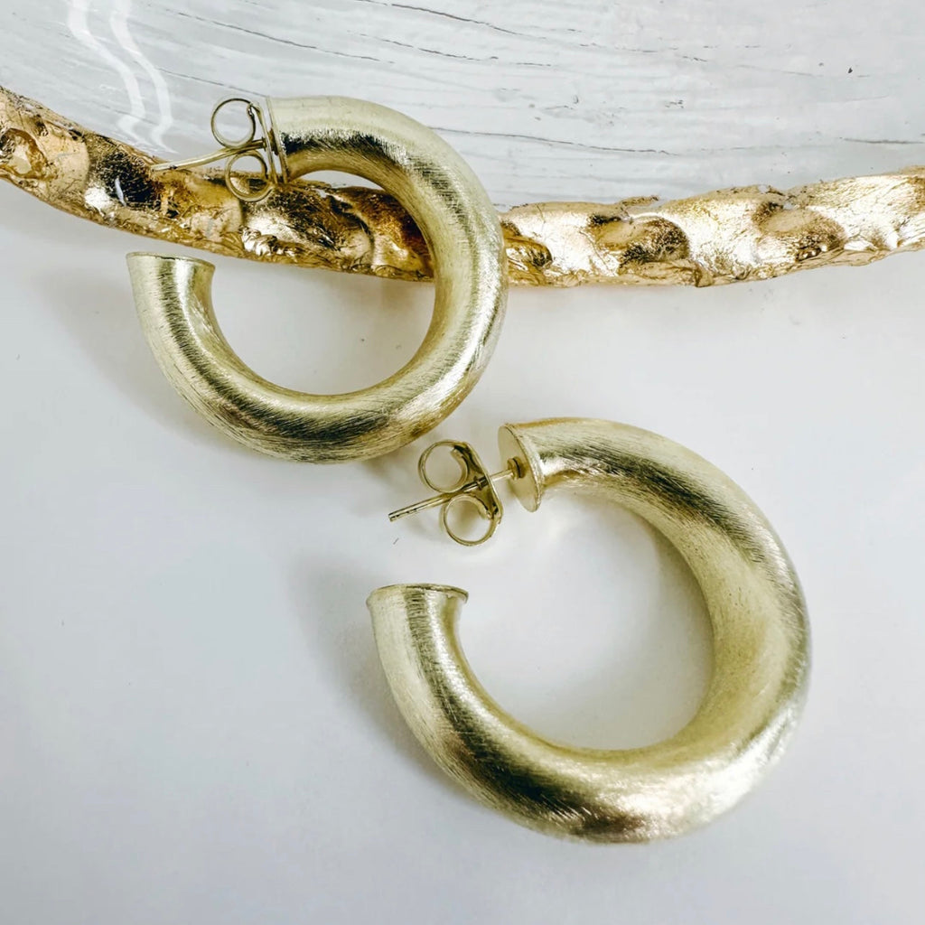 Sheila fajl small chantal hoops Clearance