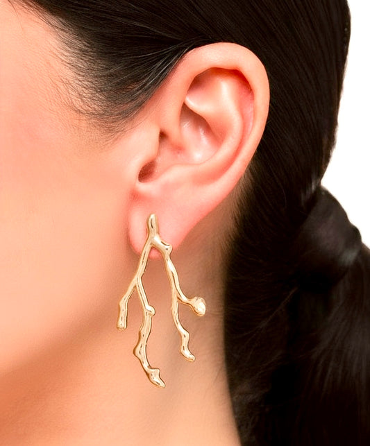 Coral Cascade Earrings