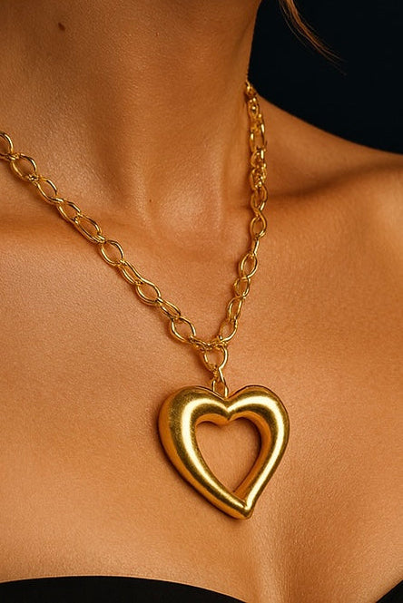 Open Heart Necklace