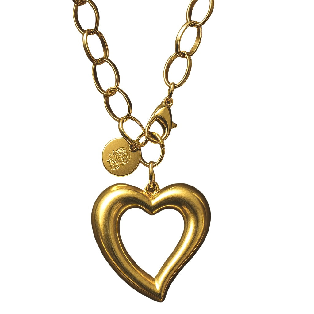Open Heart Necklace