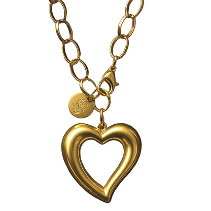 Open Heart Necklace