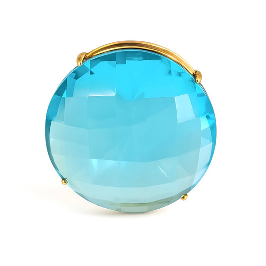 Blue Round Ring