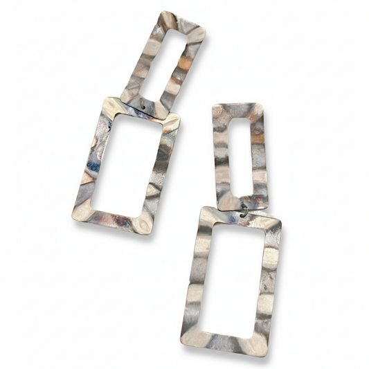 Double Rectangle Earrings