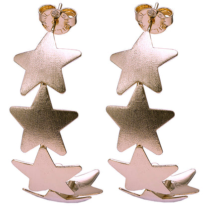 Aaron Star Hoops 1.75" *D-2*