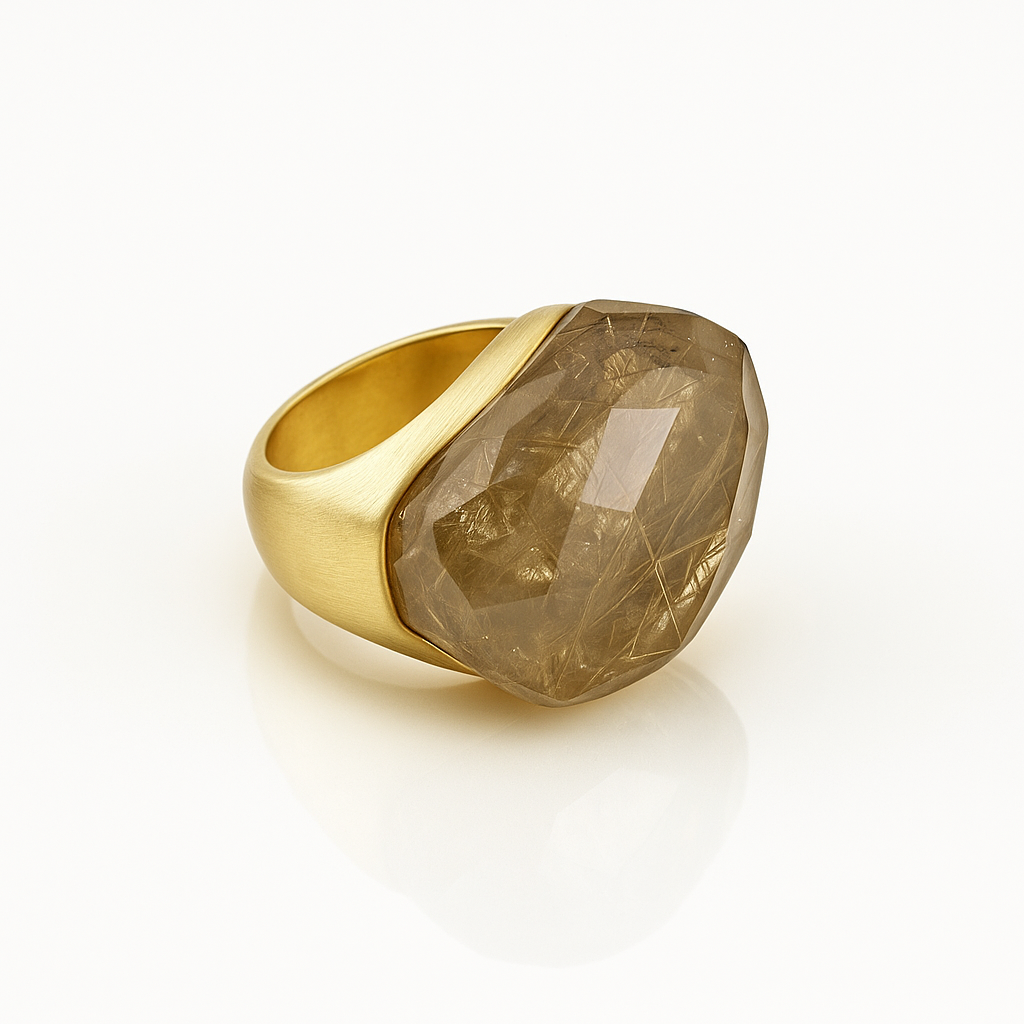 Quartz Bridge Stone Ring Size