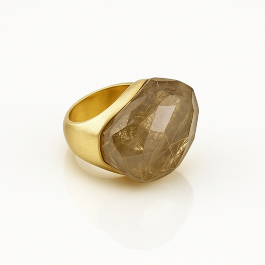 Quartz Bridge Stone Ring Size