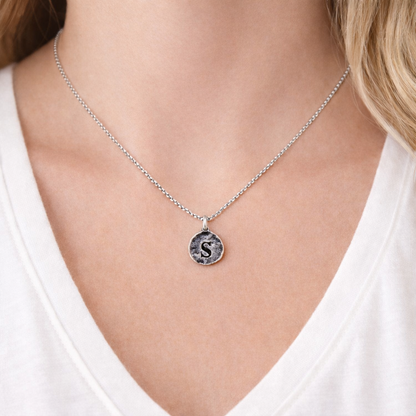 Tiny Initial Necklace