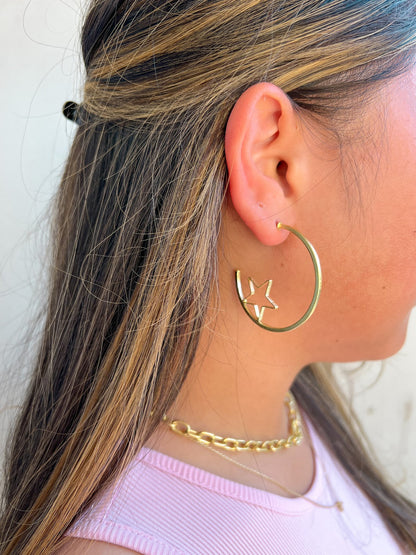 Star Gazing Hoops