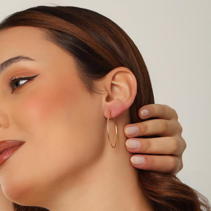 Eternity Oval Hoops