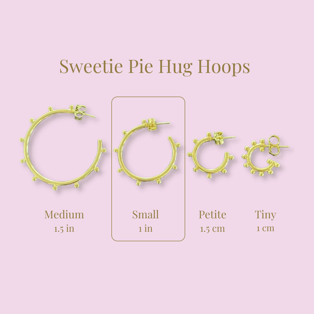 Small Sweetie Pie Hug Hoops