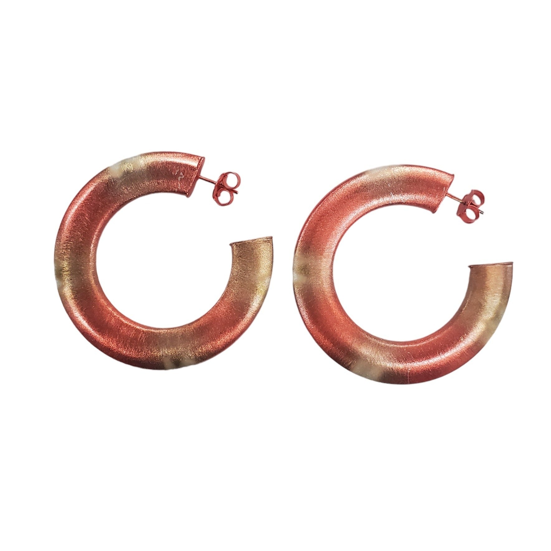 Sheila Fajl Brooke Hoop Earrings-Burnished Gun Metal