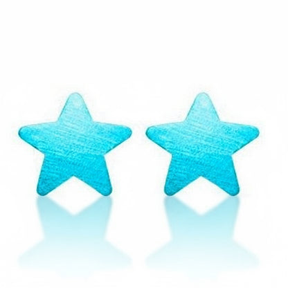 Metallic Lana Star Studs