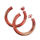 Burnished Red Chantal Hoops
