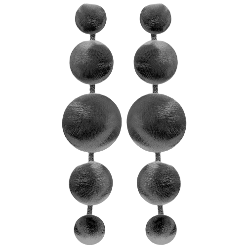 Gun Metal Lucas Earrings