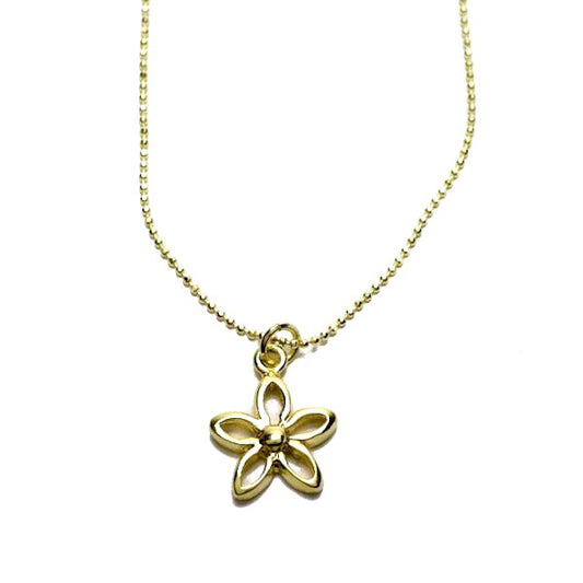 Open Flower Delicate Necklace